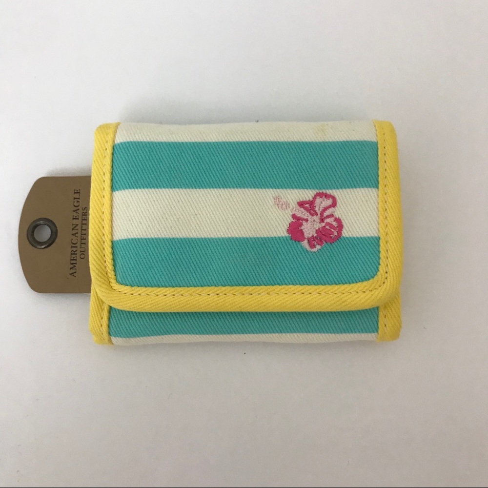 NWT American Eagle Canvas Wallet